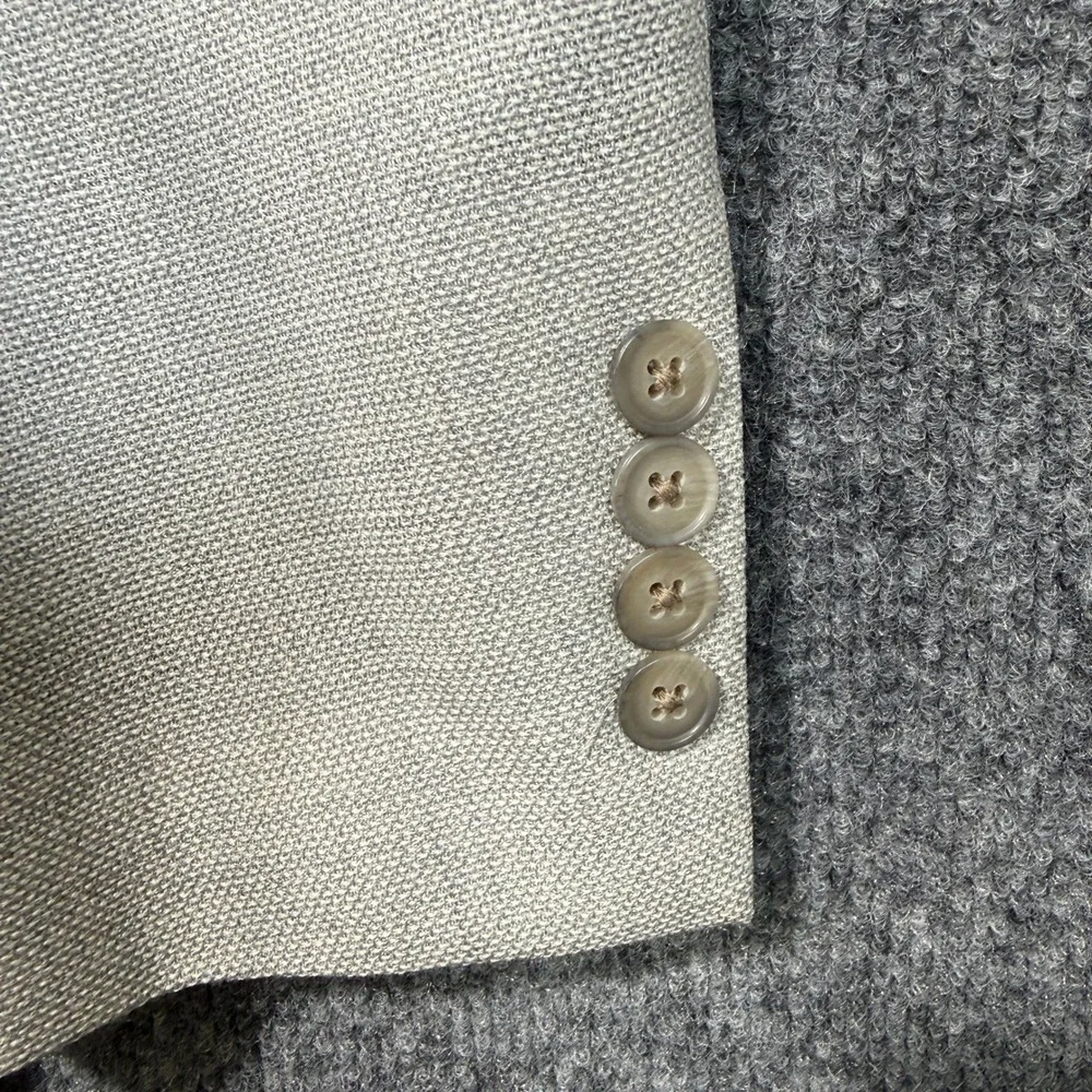 Bonobos Vitale Barberis Canonico Blazer Mens 54R Gray Wool Unstructured Standard